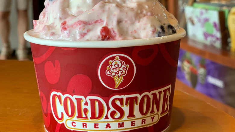 Cold Stone Creamery ice cream dessert