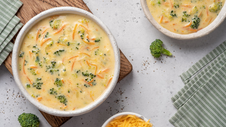 Broccoli cheddar soup