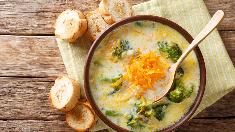 broccoli cheddar soup