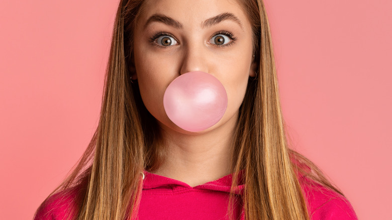 Girl With Bubble