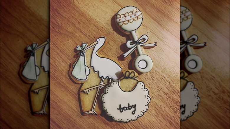 Cookie assortment from Meghan Markle's baby shower