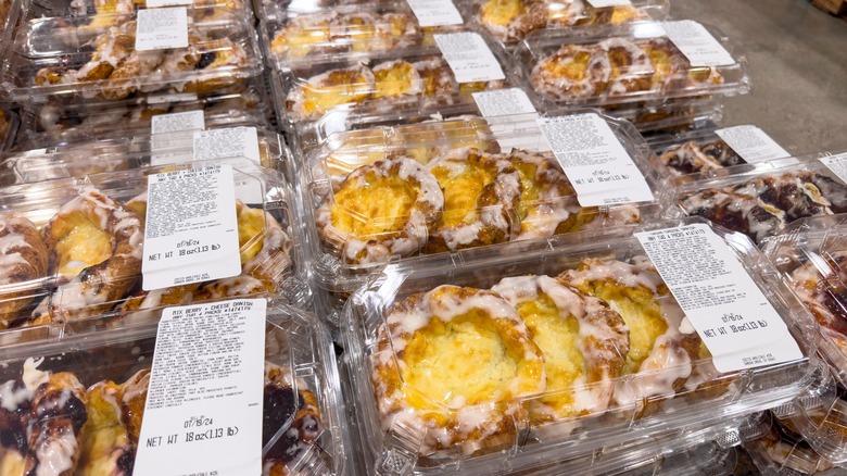 danish packages lined up