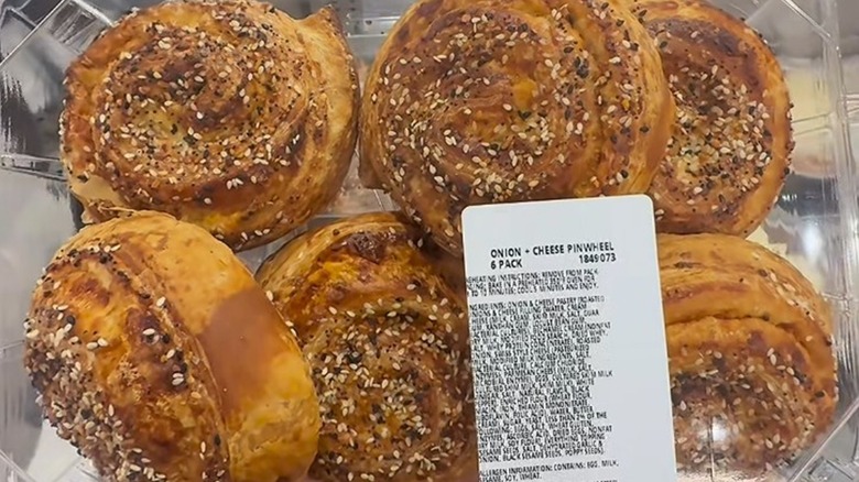 onion cheese pinwheel in package