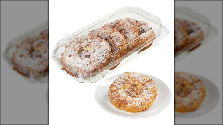 A package of Kirkland Signature almond Danish pastries