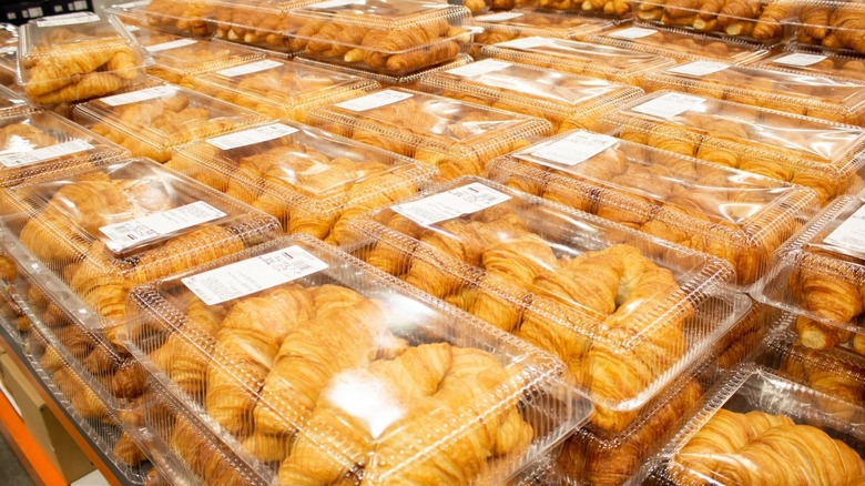 Costco croissants in plastic packaging