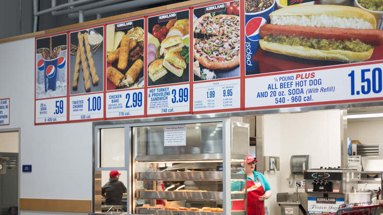 Costco food court menu