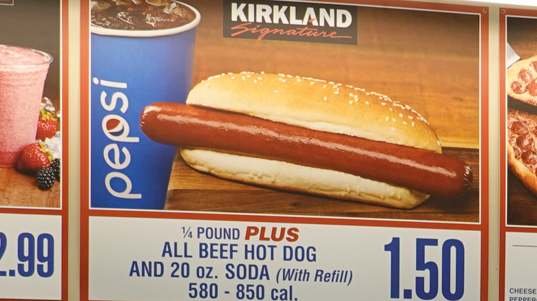 Costco Hot Dog on Menu