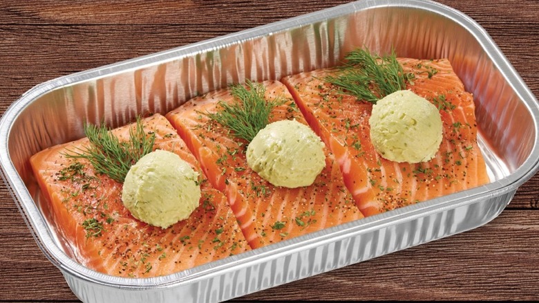 Costco pesto salmon