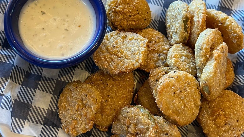 Cracker Barrel fried dill pickles