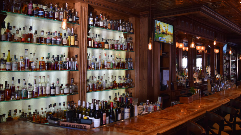 The bar at Stanley Hotel