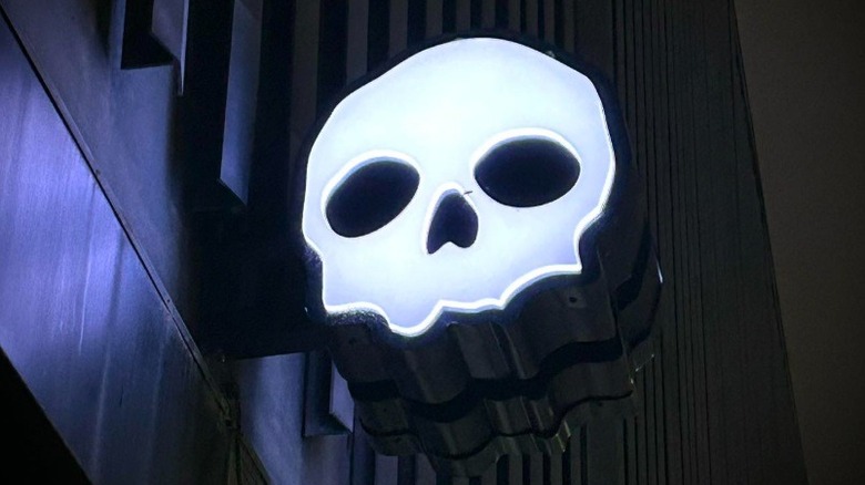 The sign for The Haunt speakeasy