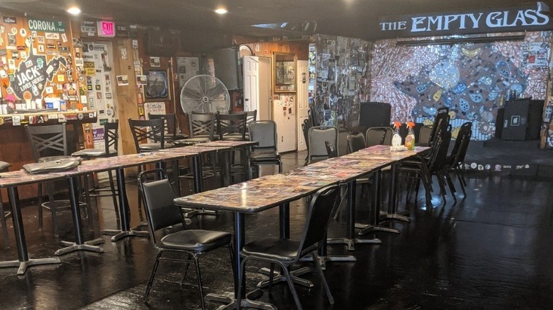 Interior of The Empty Glass