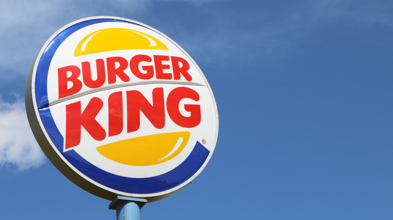 Burger King sign