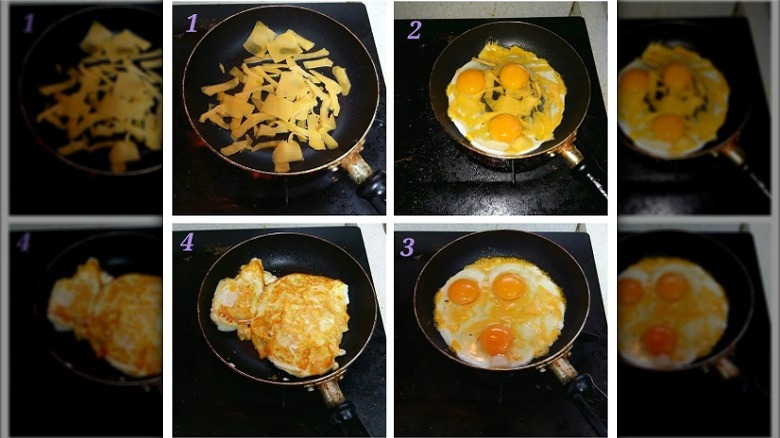 Reddit recipe for crispy cheddar eggs 