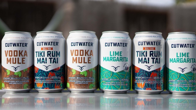 cutwater canned cocktails