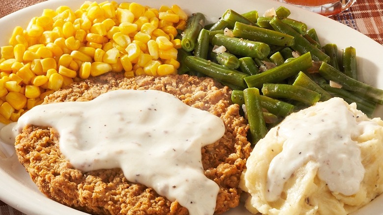 Cracker Barrel entree and sides