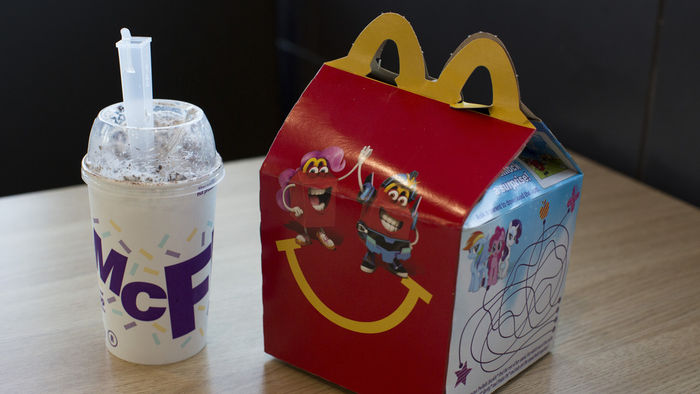 happy meal and mcflurry