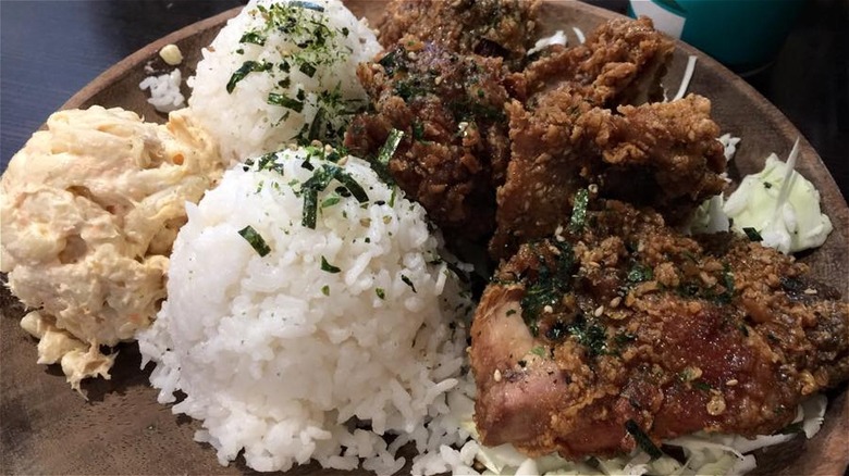 fried chicken on plate