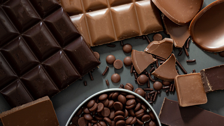 different kinds of chocolate