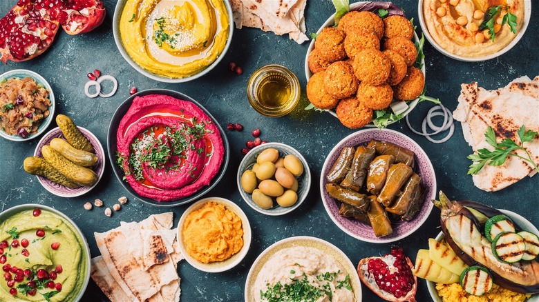 mezze platter small plates share