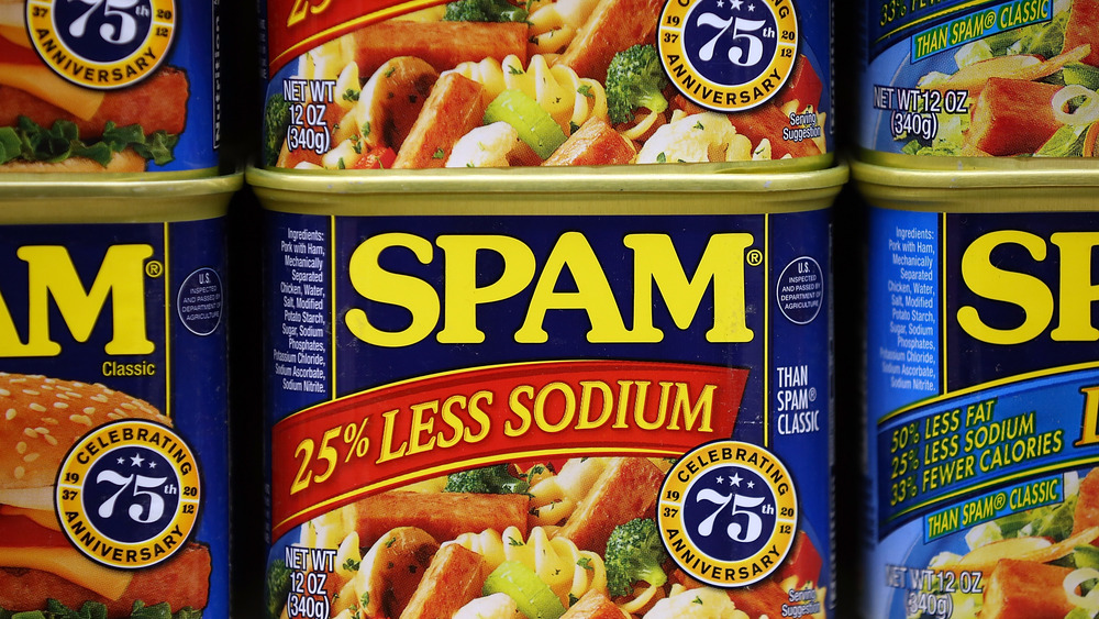 Cans of SPAM