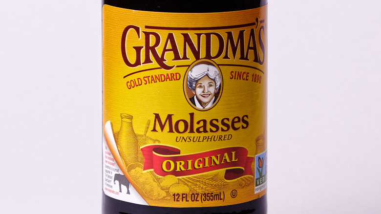 Jar of Grandma's unsulphured molasses