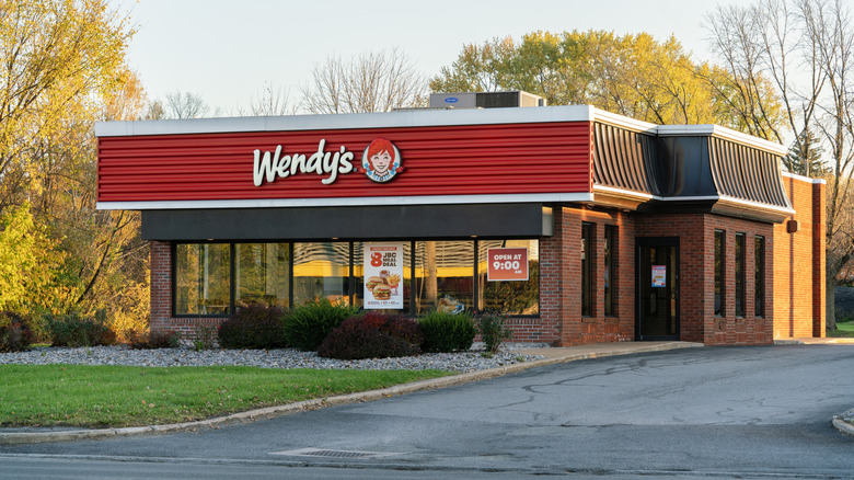 Exterior of Wendy's in New York