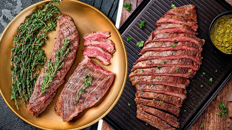 Bavette and flank steak comparison
