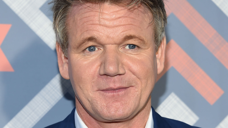 Gordon Ramsay navy blue blazer