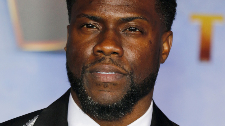  Kevin Hart with serious expression