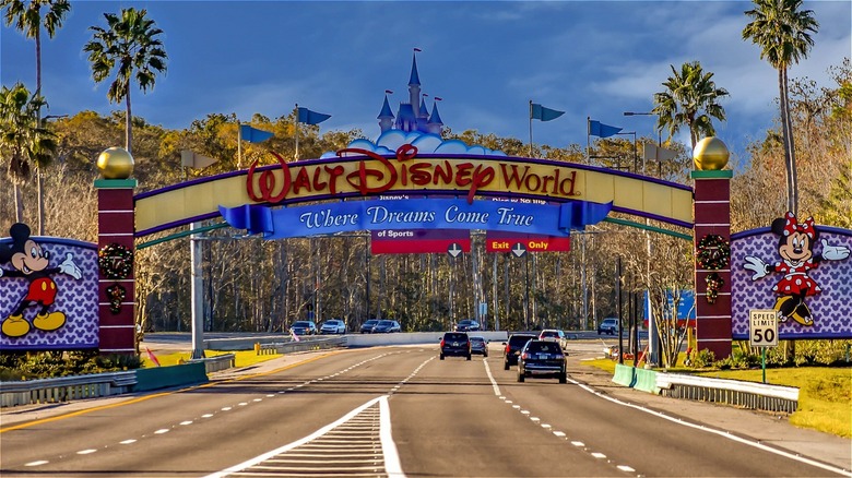 Disney World entrance