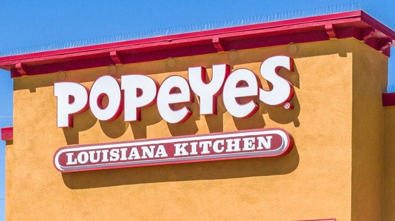 Popeyes signage