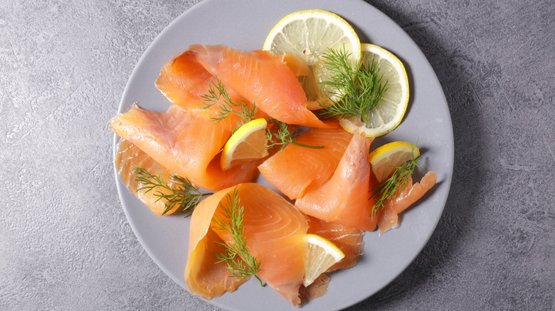  Salmone affumicato al limone