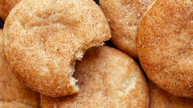 pile of snickerdoodle cookies