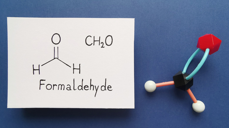 Formaldehyde chemical structure drawing