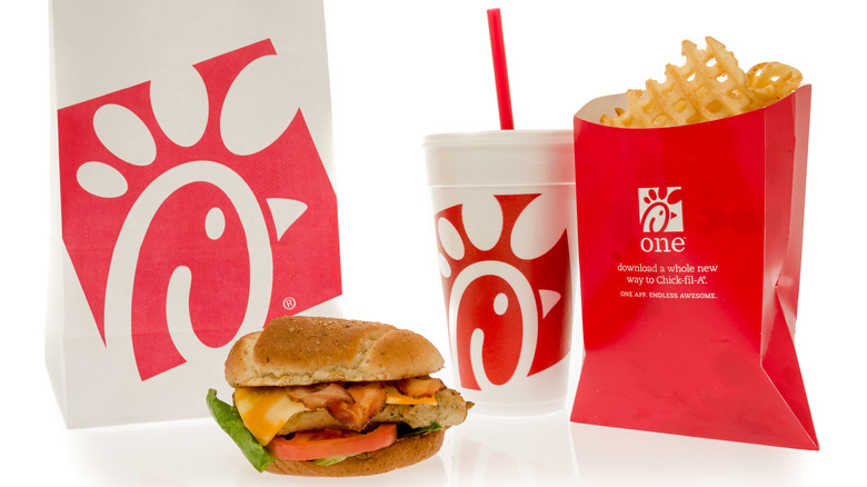 Various Chick-fil-A foods