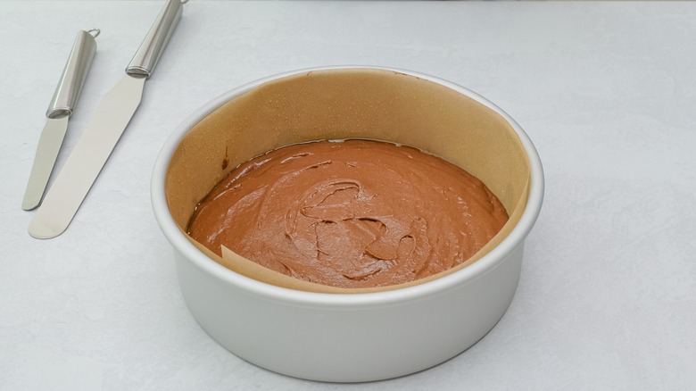 chocolate cake batter