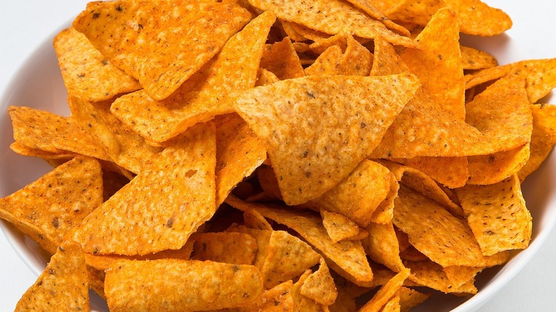 Doritos on white background