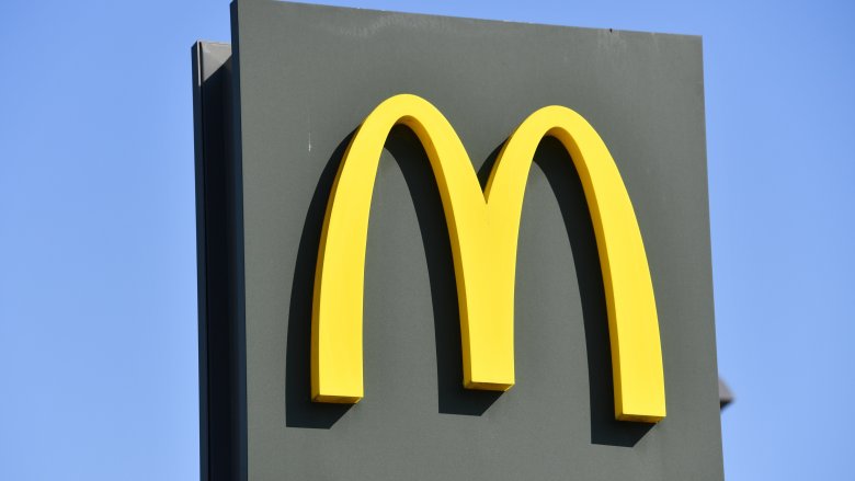 A McDonald's sign