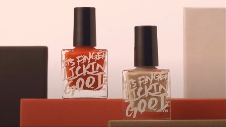 KFC original recipe and spicy nail polish