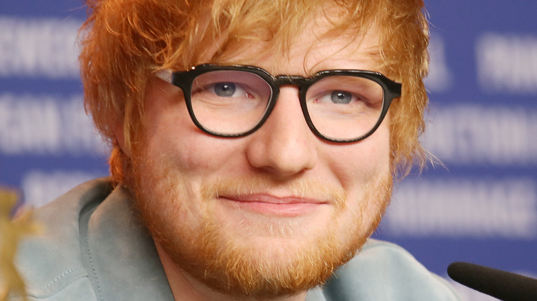 Close-up of Ed Sheeran