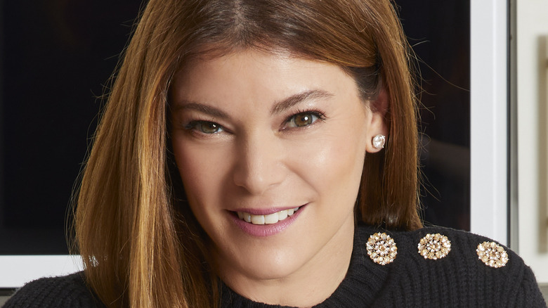 Gail Simmons in a sweater