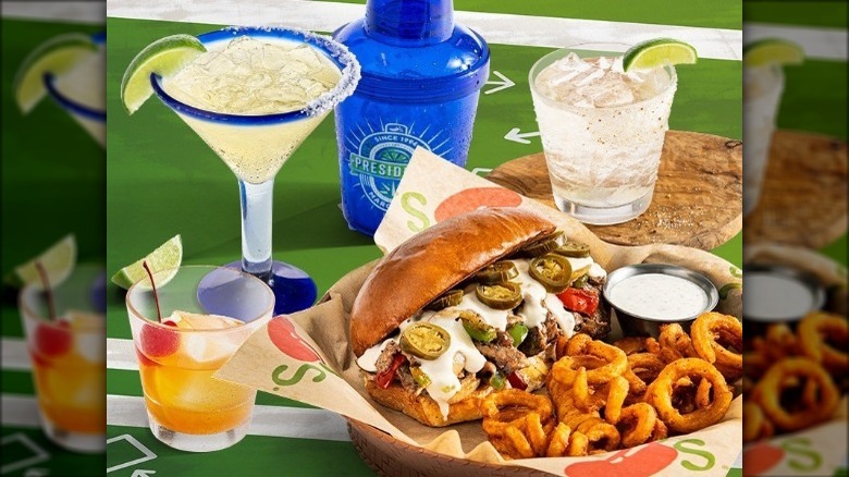 football 'happy hour' menu items from Chili's