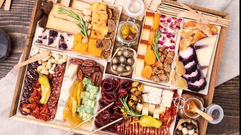 Costco's charcuterie and cheese board