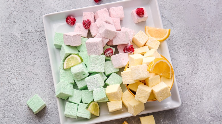 colorful homemade marshmallows