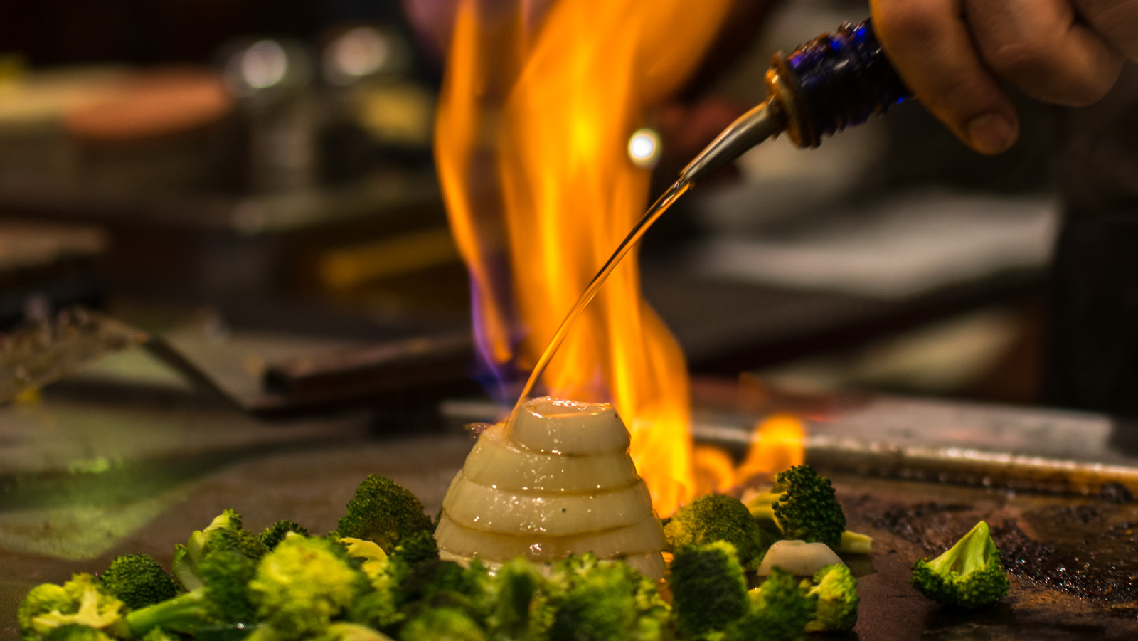 The Expert-Approved Way To Safely Make An Onion Volcano At Home