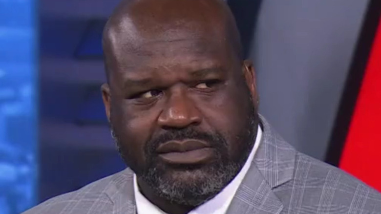 Shaquille O'Neal giving side-eye