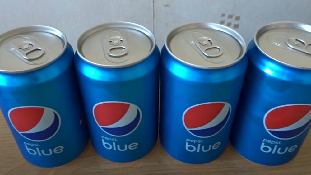 Pepsi Blue cans