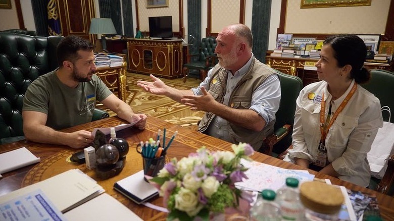 Andres in Ukraine with Zelenskyy