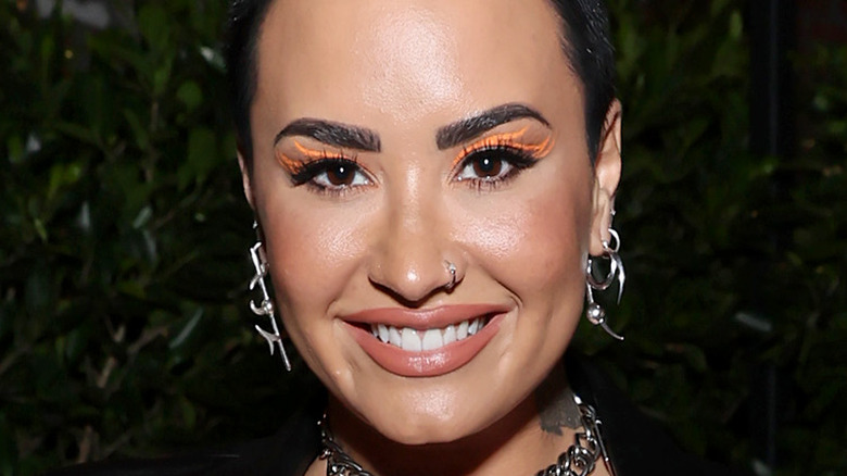 Demi Lovato on a red carpet
